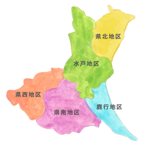 茨城県の地図